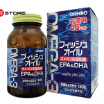 Dầu cá Omega 3 Orihiro 180 viên với DHA và EPA